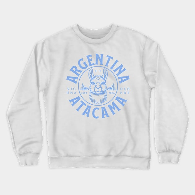 Vicunas from the Atacama Desert in Argentina Crewneck Sweatshirt by Mafiadonar